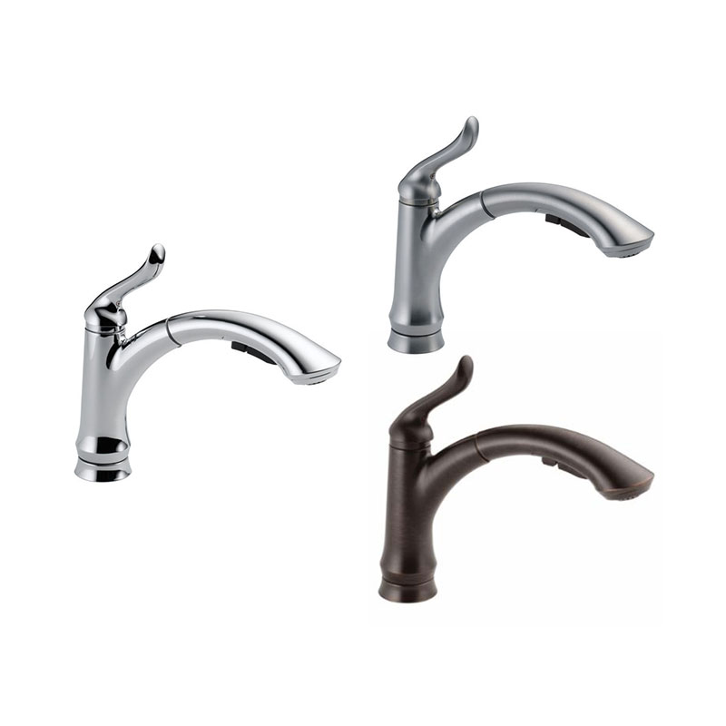 GTS Delta Kitchen Faucet 1 Handle Pullout Spray Chrome